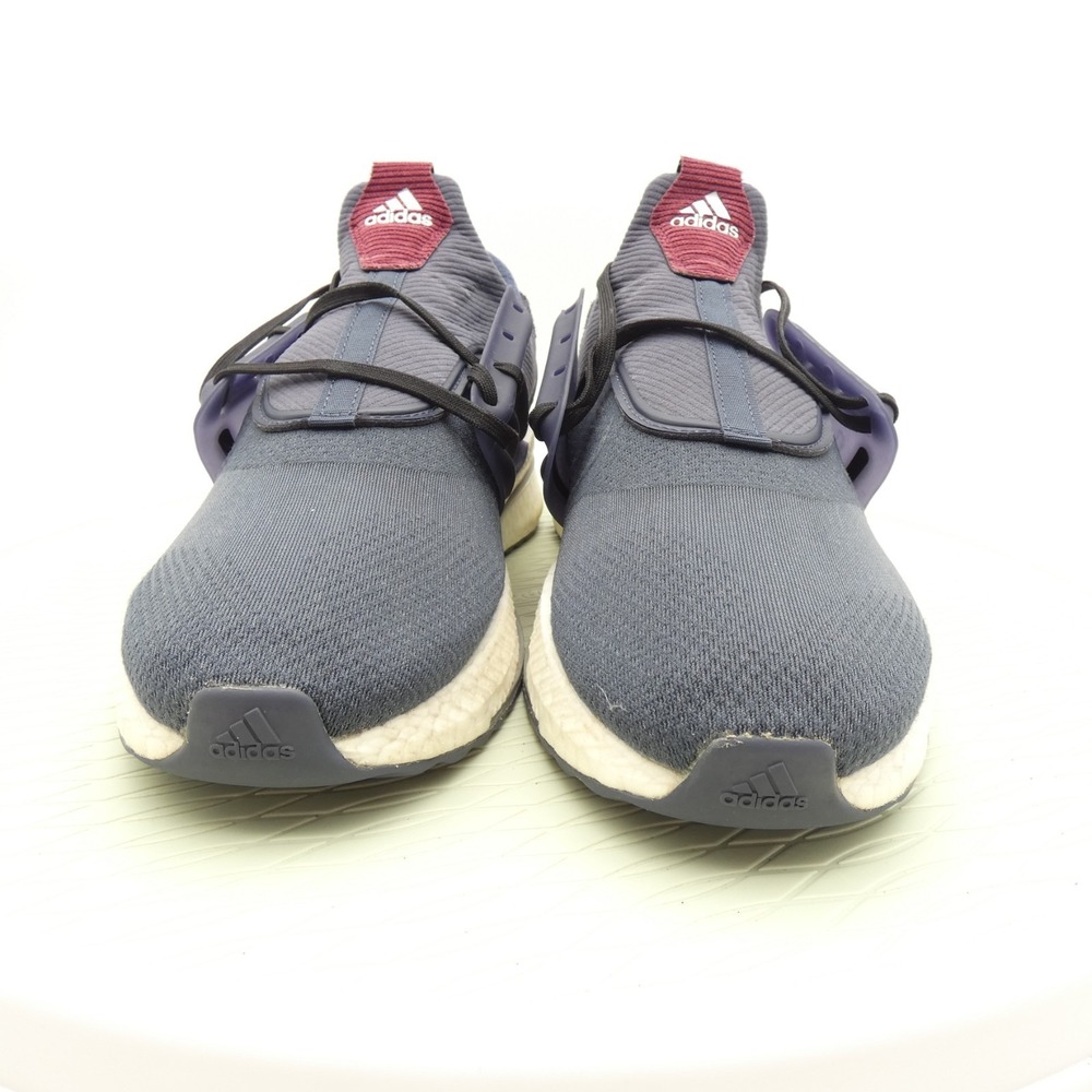 Adidas x_Plrboost Mens US 11 Running Shoes Gray Blue Lace Up Athletic Sneakers - Picture 2 of 10